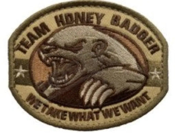 PATCH 1168  - TEAM HONEY BADGER WE TAKE WHAT WE WANT