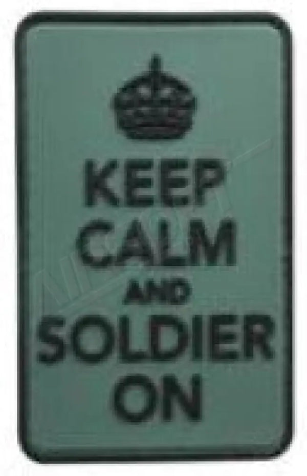 PATCH 1231 - KEEP CALM AND SOLDIER ON - FOLIAGE