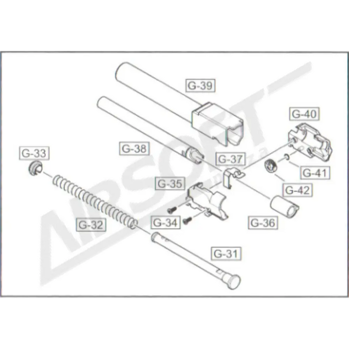 WE GLOCK G17 HOP-UP KAMRA SZETT (G-35,40)