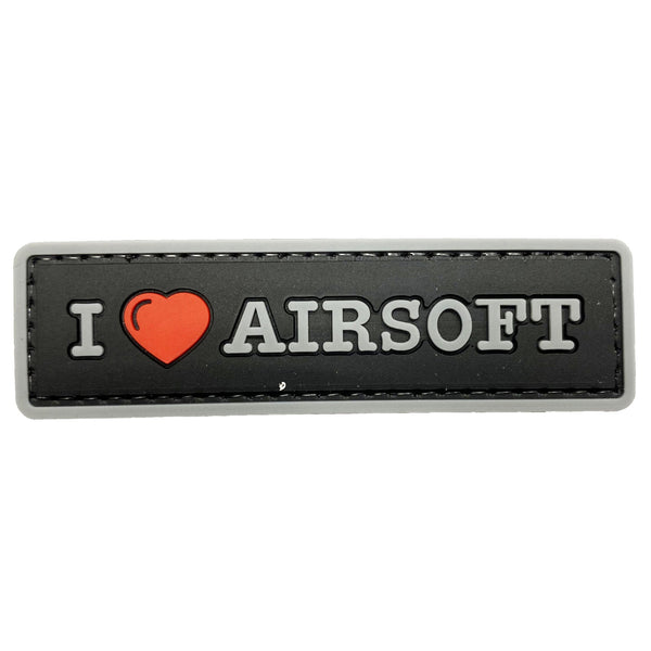 PATCH 0295 - I LOVE AIRSOFT - SZÜRKE