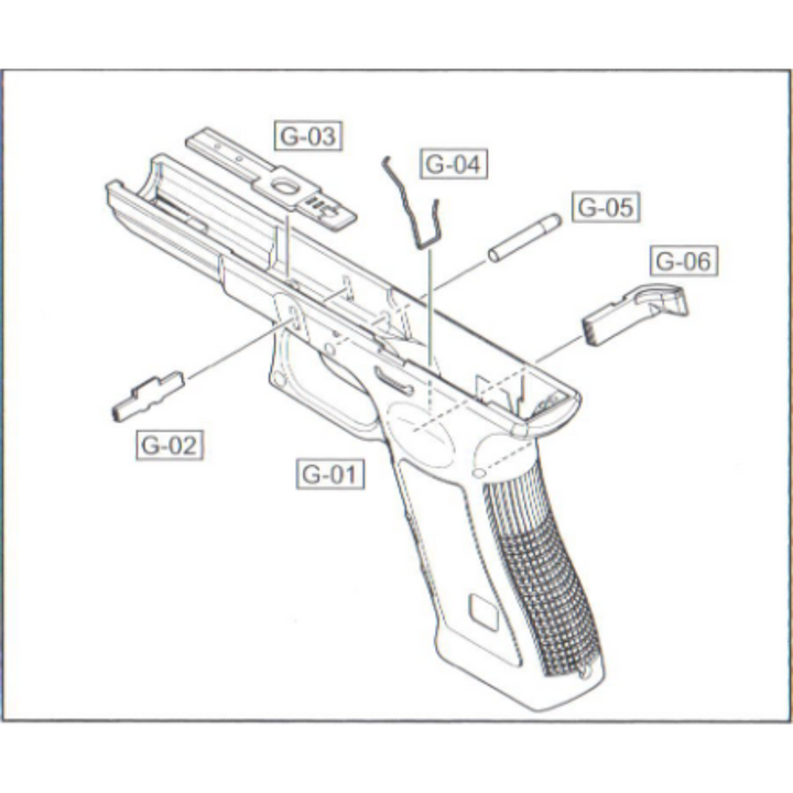 WE GLOCK G17 SZÁNAKASZTÓ (G-12)